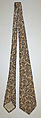 Necktie, silk, American