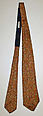 Necktie, [no medium available], American