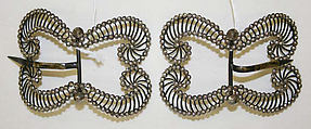 Shoe buckles, marcasite, American or European