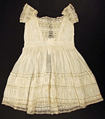 Dress, cotton, American