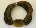 Bracelet, hair, gold, American or European
