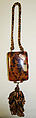 Vanity case, tortoiseshell, silk, French