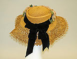 Hat, straw, American or European