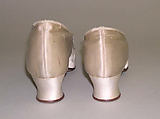 Slippers, silk, glass, American