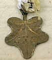Pendant, silver, American or European