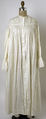 Nightgown, cotton, probably American
