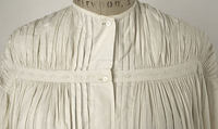 Nightgown, cotton, probably American