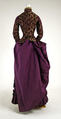 Dress, silk, American