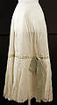 Underskirt, cotton, American or European