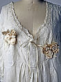 Nightgown, linen, American or European