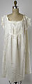 Chemise, linen, American