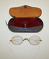 Spectacles, (a) gold, American