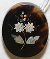 Stud, tortoiseshell, mother-of-pearl, American or European