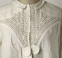 Nightgown, linen, American or European