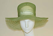 Hat, horsehair, Italian