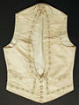 Wedding vest, silk, American