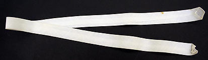 Necktie, cotton, American or European