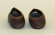 Shoes, leather, probably American