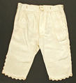 Trousers, linen, American