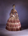Ensemble, silk, wool, American or European