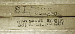 Corset, cotton, American