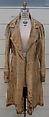 Coat, leather, probably American