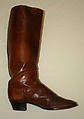 Riding boots, Stern Brothers  American, leather, American