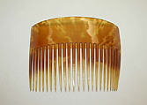 Comb, tortoiseshell, American