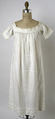 Chemise, linen, American or European