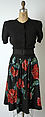 Ensemble, Traina-Norell  American, wool, leather, American