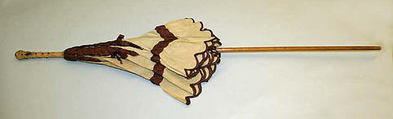 Parasol, silk, wood, American