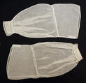 Undersleeves, cotton, American
