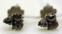 Pierced earrings, [no medium available], American