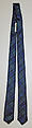Necktie, silk, American or European