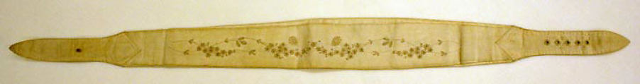 Belt, linen, American