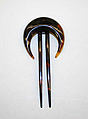 Hairpin, tortoiseshell, American or European