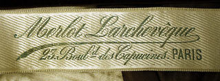 Dress, silk, French