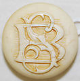 Stud, ivory, American or European