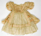 Dress, cotton, probably American