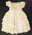 Dress, cotton, probably American