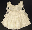 Dress, cotton, probably American