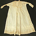 Dress, cotton, probably American