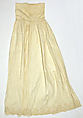 Underskirt, cotton, probably American