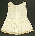 Underskirt, cotton, probably American
