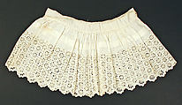 Underskirt, cotton, probably American