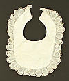 Bib, cotton, American