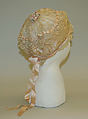 Boudoir cap, [no medium available], American or European