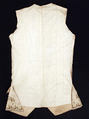 Waistcoat, silk, American or European