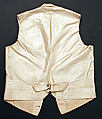 Waistcoat, silk, American or European