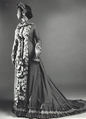Tea gown, silk, cotton, French